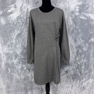 CAbi Women's Gray Put On Sweater Dress Size Small Style 3650